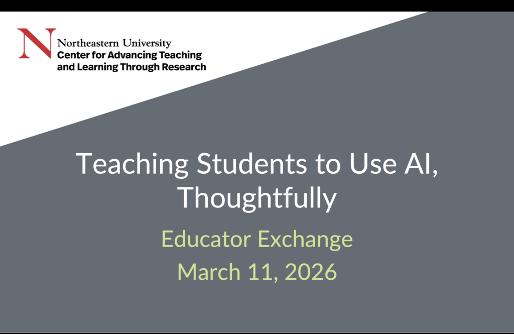 Teaching Students to Use AI, Thoughtfully