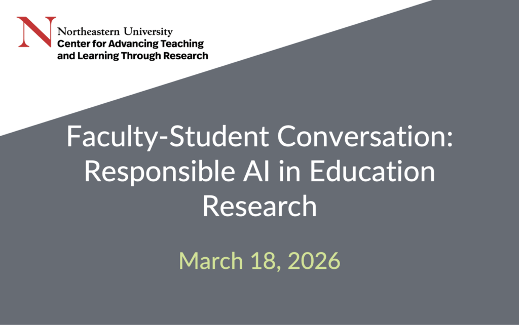 Faculty-student conversation about responsible AI in education researcn