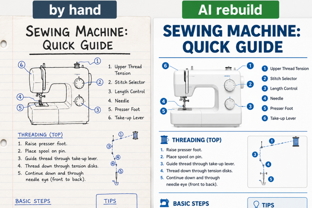 Design It by Hand, Then Rebuild It with AI
