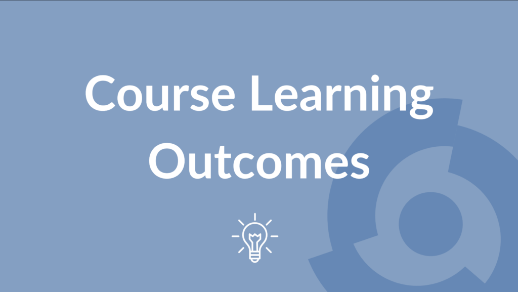Course Learning Outcomes